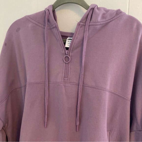 Avia Misses Size XL ( 16-18) Lavender 1/4 Zip *** Shorter crop Hoodie … - Picture 1 of 8
